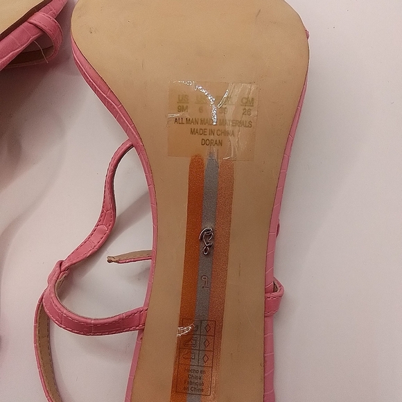 Sam Edelman | Doran Bubblegum Pink Snake Print Vegan Leather SZ 9 - Picture 3 of 9